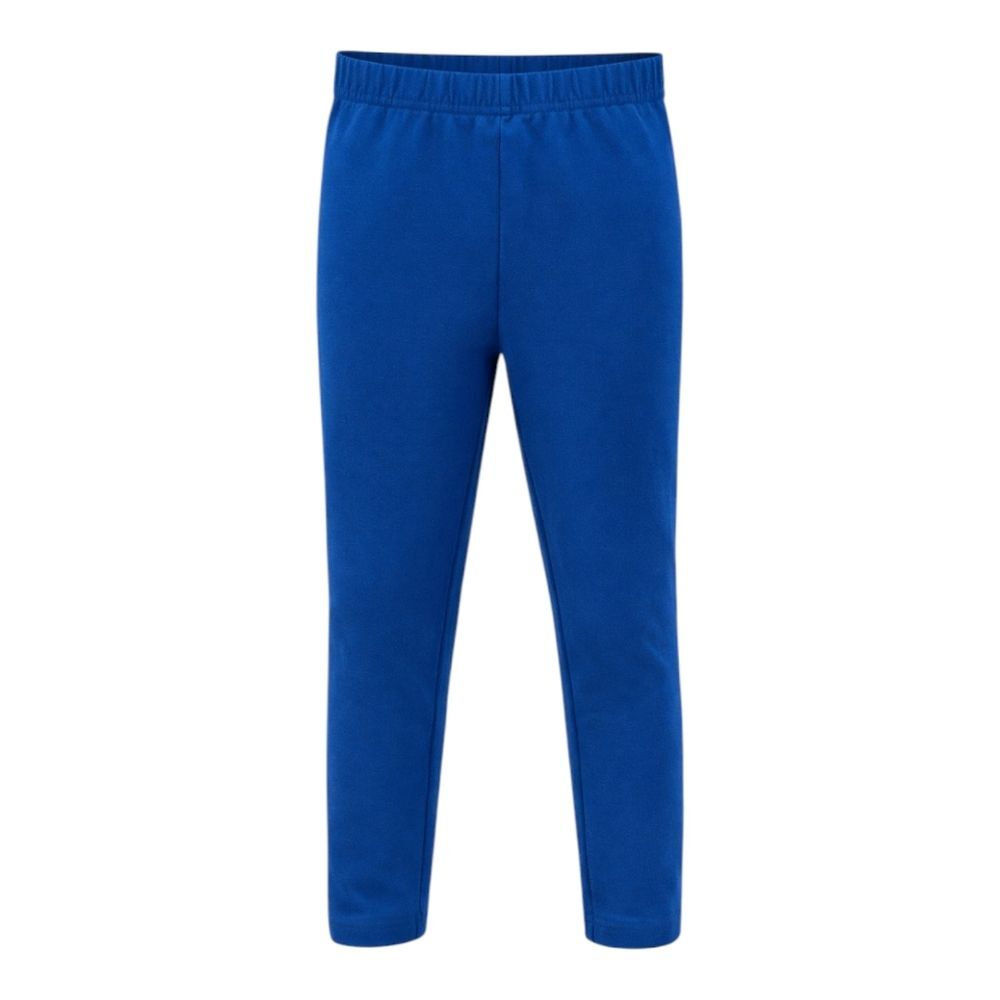 Hanna Andersson Blue Organic Cotton Leggings Pants Toddler Girls Size 90 3T